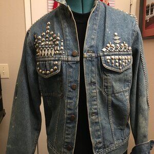 1980's Studded Denim Jacket